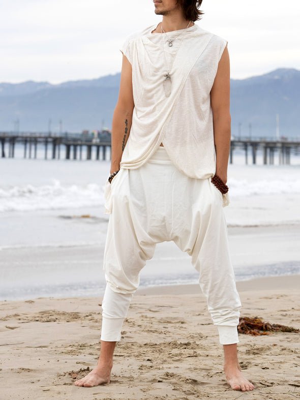 Simian White Wander Pants - ACES WILDER