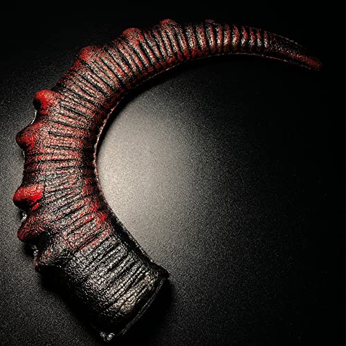 Tartarus Red Horned Headband - ACES WILDER