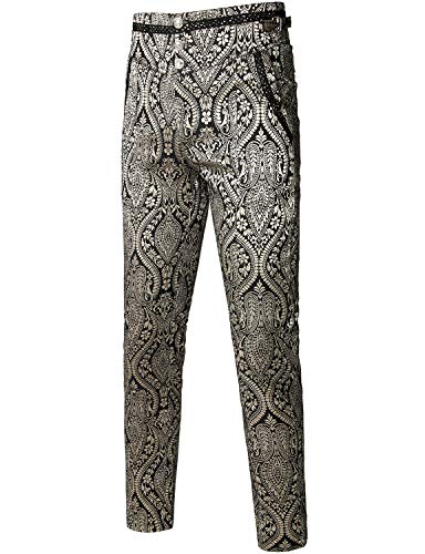 Vivaldi Patterned Slim-fit Pants - Aces Wilder