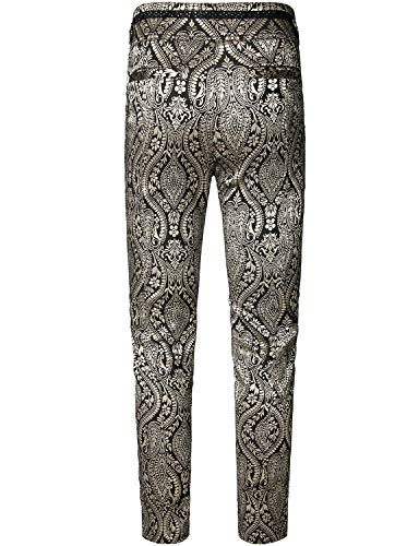 Vivaldi Patterned Slim-fit Pants - Aces Wilder