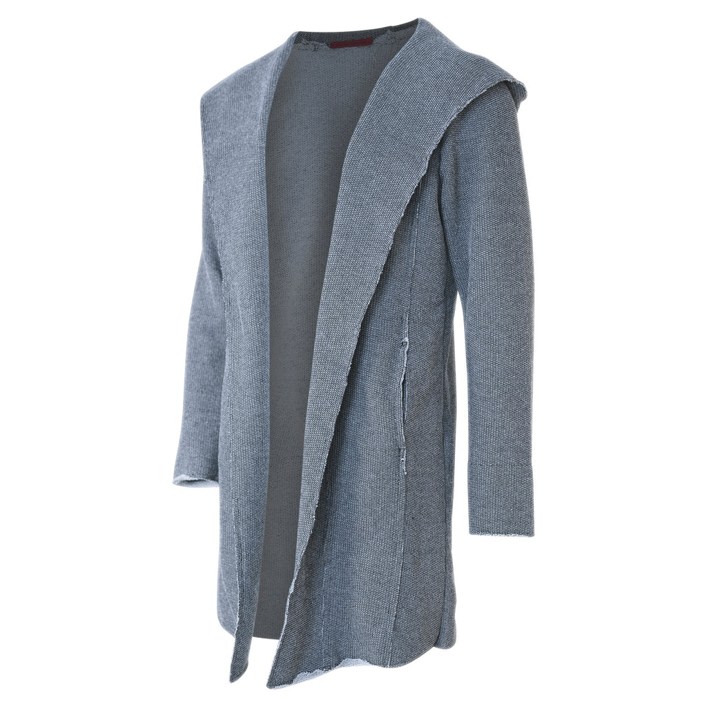 Watson Gray Open Front Hooded Jacket - ACES WILDER