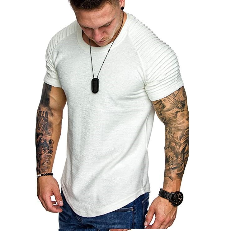 White Ribbed Tee - Aces Wilder