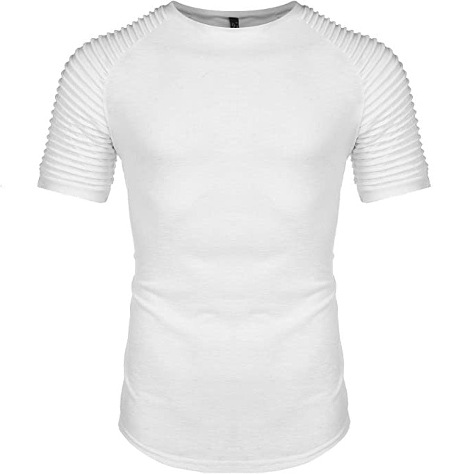 White Ribbed Tee - Aces Wilder