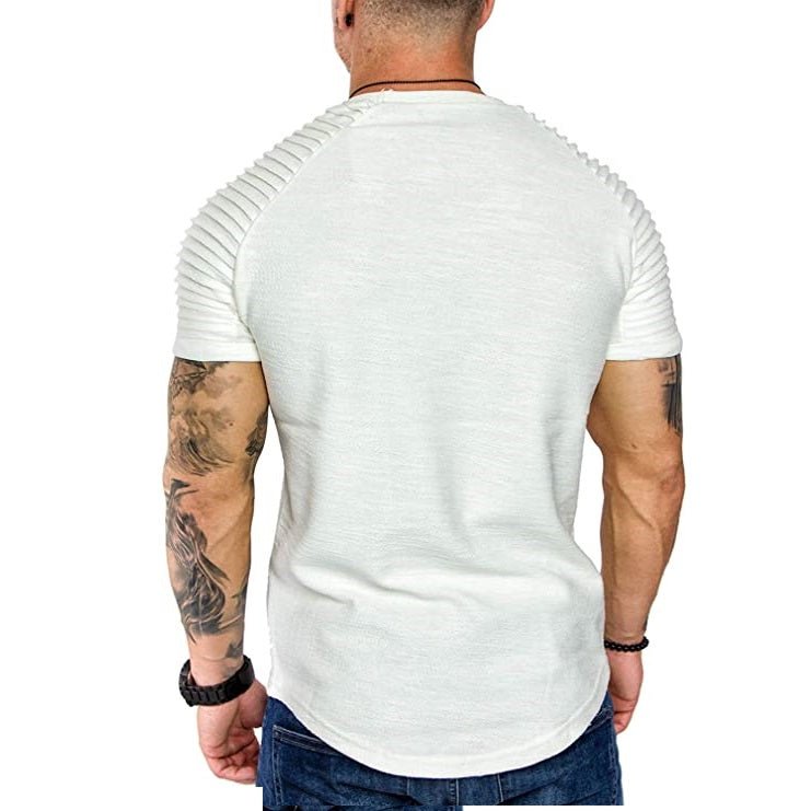 White Ribbed Tee - Aces Wilder