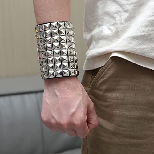 Xenon Silver Stud Arm Bracer Set - ACES WILDER