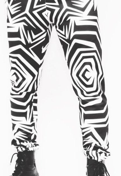 Zoras - Zebra Pattern Zipped Pocket Joggers - Aces Wilder